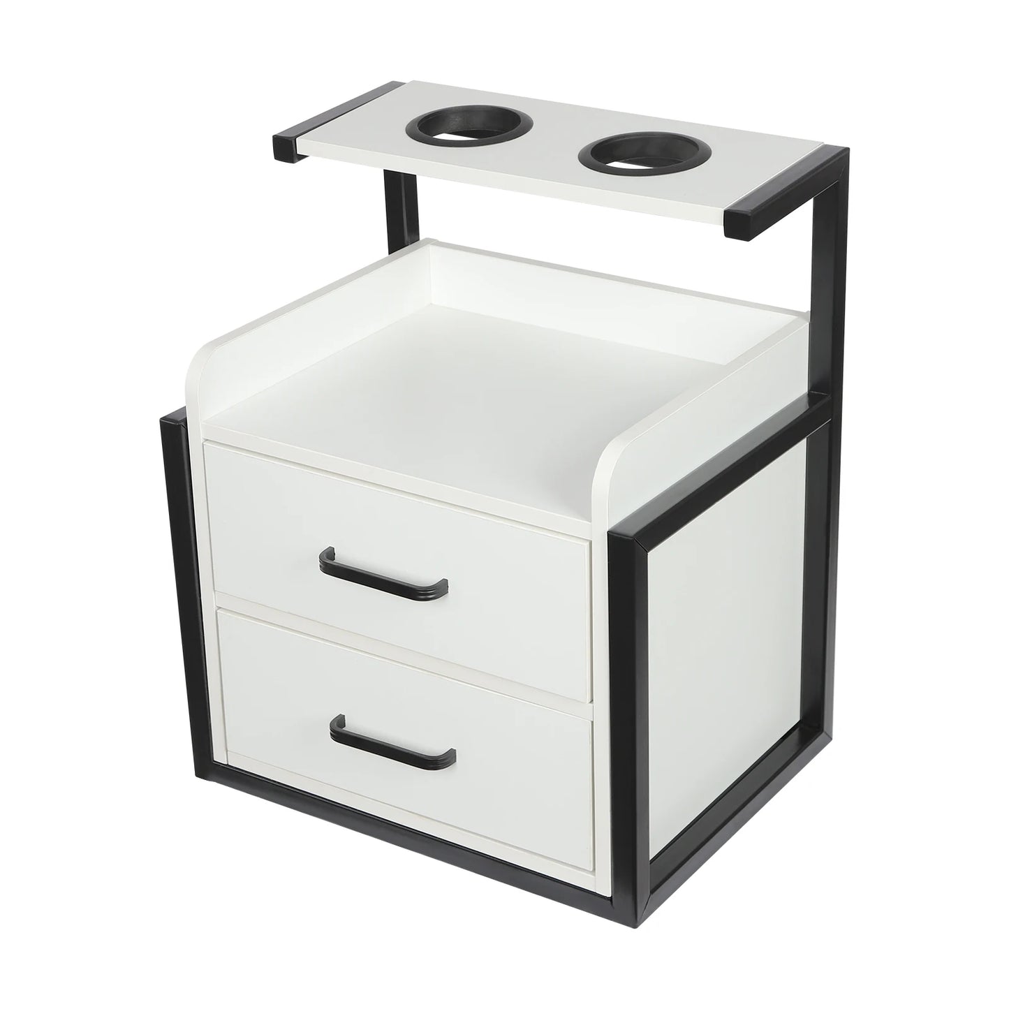 Multifunktionale Salonwagen Wandmontierter Friseurschrank Friseursalon Spezial Dauerwellen-Färbemittel-Ablageregal Möbel
