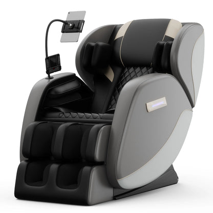 Zero-Gravity-Ganzkörpermassagesessel mit Heizung, Airbags, Fußroller & Touchscreen – Belastbar bis 82 kg