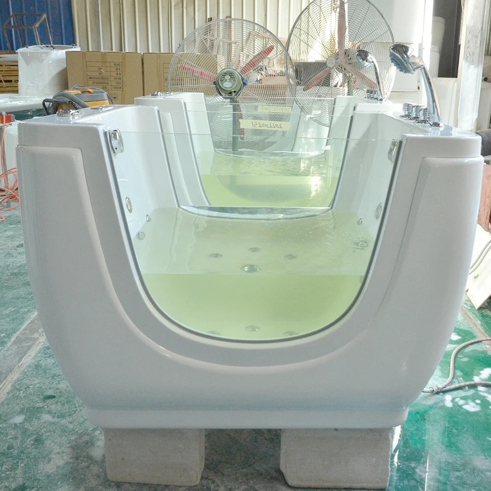 Environment-friendly Colorful Acrylic whirlpool Kid Baby Spa Baby Massage Freestanding Bathtub Children Bath Tub