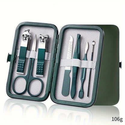 Professional 7/10/12/18-Piece Stainless Steel Manicure & Pedicure Kit