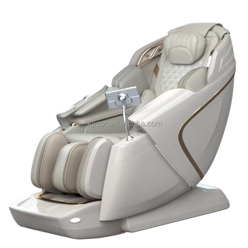 OEM Ganzkörper-4D-SL-Track-Massagesessel mit Schwerelosigkeitsfunktion, 13 Programmen, Heizung und kabellosem Laden