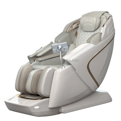 OEM Ganzkörper-4D-SL-Track-Massagesessel mit Schwerelosigkeitsfunktion, 13 Programmen, Heizung und kabellosem Laden