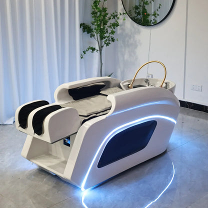 Premium automatisches Massage-Haarwaschbett | Markensalon-Shop Massagetisch | Kommerzielle Saloneinrichtung