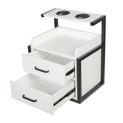 Multifunktionale Salonwagen Wandmontierter Friseurschrank Friseursalon Spezial Dauerwellen-Färbemittel-Ablageregal Möbel