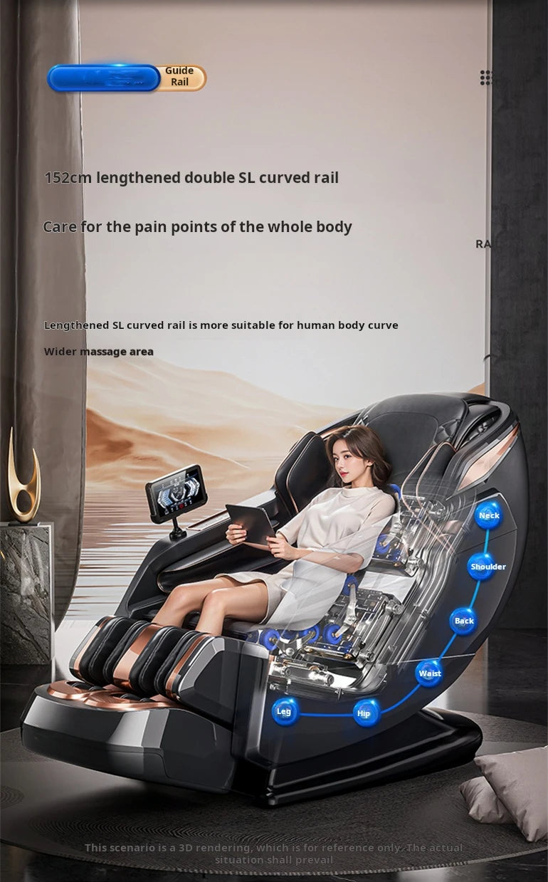 Electric 4d 3d zero Gravity Full Body Stretching Massage Chair Full Body Massager Price