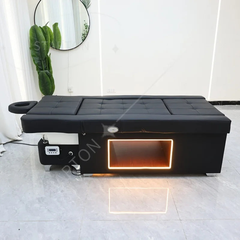 Multi-function Salon Head Spa Electric Massage Shampoo Bed Head Spa Thai Physiotherapy and Foot Spa Pedicure Chair
