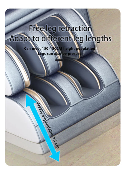 Fauteuil de massage commercial 5D avec fonction de chauffage et de massage