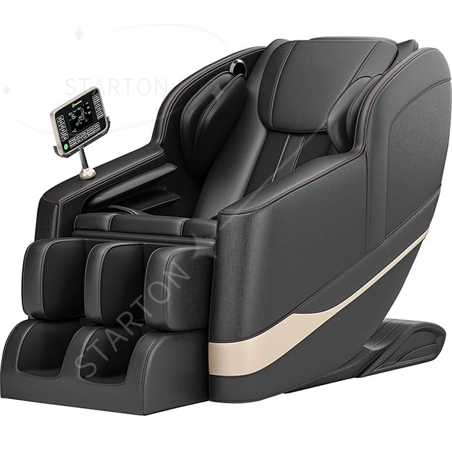 New Massage Chair 3d Luxury Full Body Zero Gravity Chair Leather Heat Foot Roller with Electric