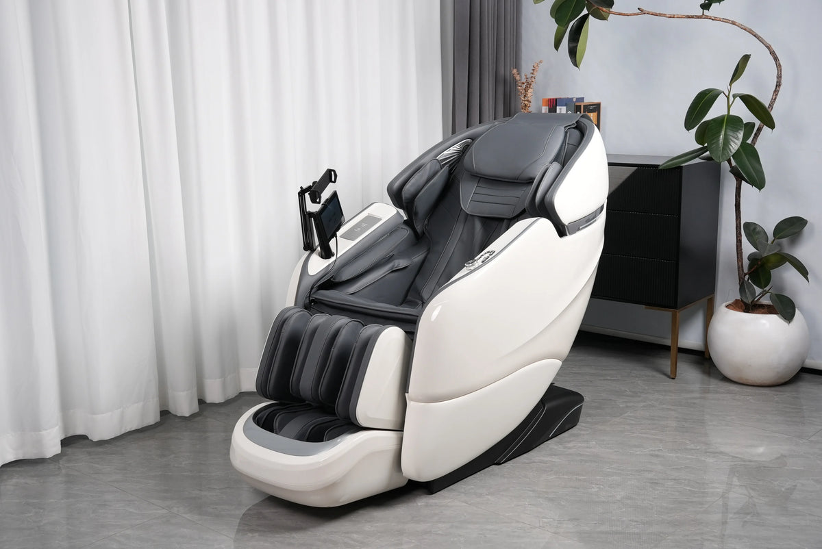 Fauteuil de massage de luxe SL avec bras robotisé, intelligence artificielle vocale automatique et fonction gravité zéro