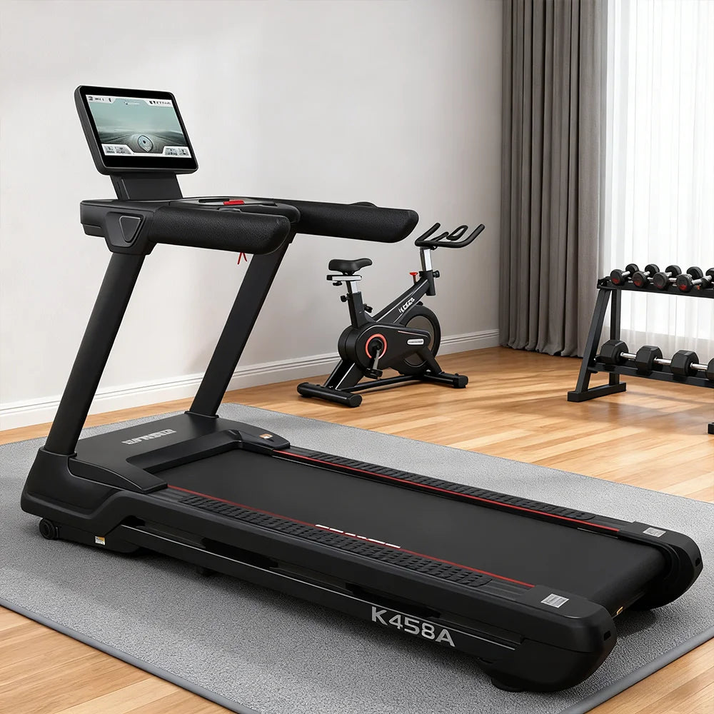 Elektrisches klappbares tragbares Laufband für Zuhause und Büro, leises Laufen, TFT-Display, Fitness-Trainingsgerät für