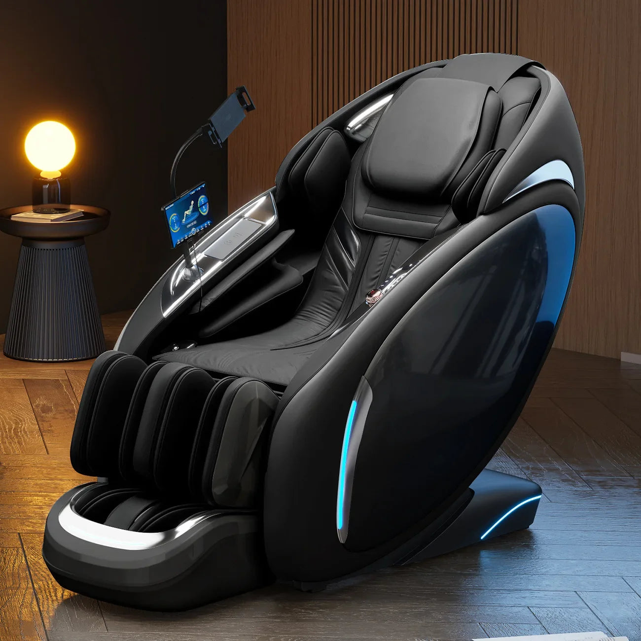 2025 Ganzkörper-Massagesessel Luxus Zero Gravity Shiatsu Elektrische Heizung SL Track 4D Massagesessel Ai Sprachsteuerung
