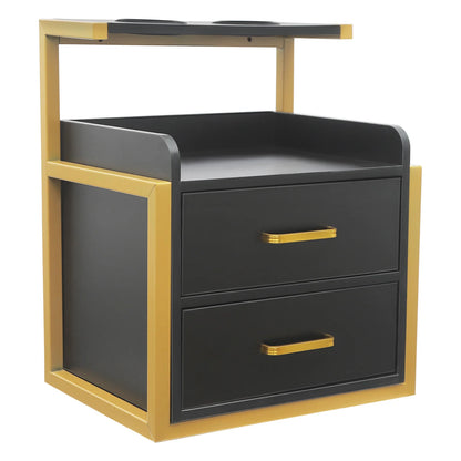 Multifunktionale Salonwagen Wandmontierter Friseurschrank Friseursalon Spezial Dauerwellen-Färbemittel-Ablageregal Möbel