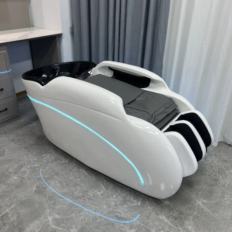 Simple Long - Lasting Multifunctional Smart Electric Massage Shampoo Bed, Barber Shop, Hair Salon, Massage Bed Superior