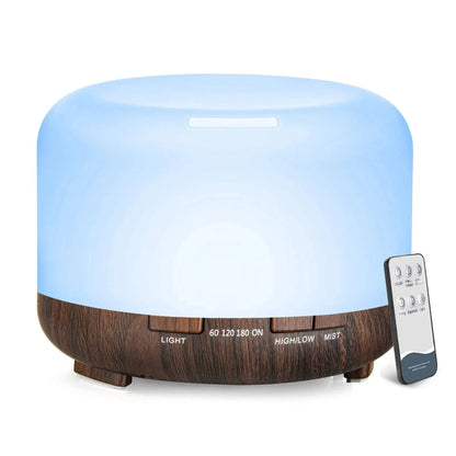 500ML Essential Oil Diffuser & Humidifier – Ultrasonic Diffuser with Auto Shut-Off