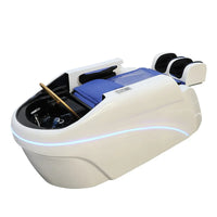 Electric massage shampoo bed Beauty salon shampoo bed Hair salon Flushing bed Fiberglass shampoo  Water circulation