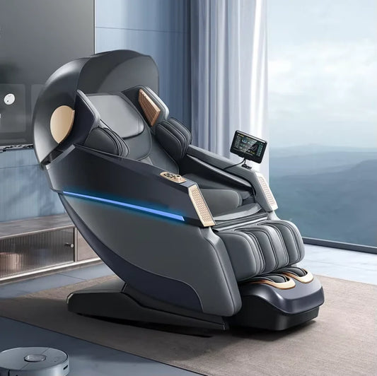 Home Use Automatic Multi-Function Full-Body Space Capsule Zero-Gravity Smart SL Dual-Track Massage Chair - Factory Direct