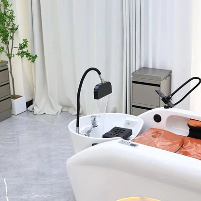 Shampoostuhl, elektrischer intelligenter Spa-Massagetisch, Shampoobett