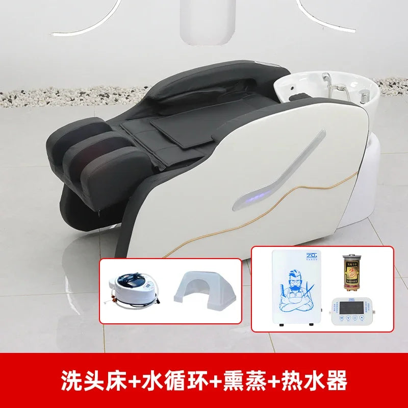 Kopfhautmassage-Shampoo-Bett Shampoo Waschen Friseurbecken Professionelle Ausrüstung Stuhl Chaise Friseursalon