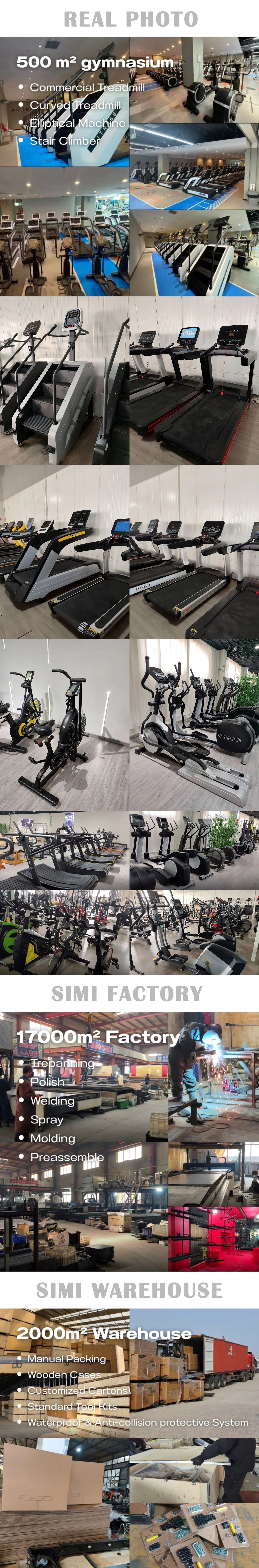 SM Top Kommerzielles Laufband, Fabrikpreis mit großem Bildschirm, individuelle Farbe und Logo, Fitnessgerät für Fitnessstudio und Zuhause