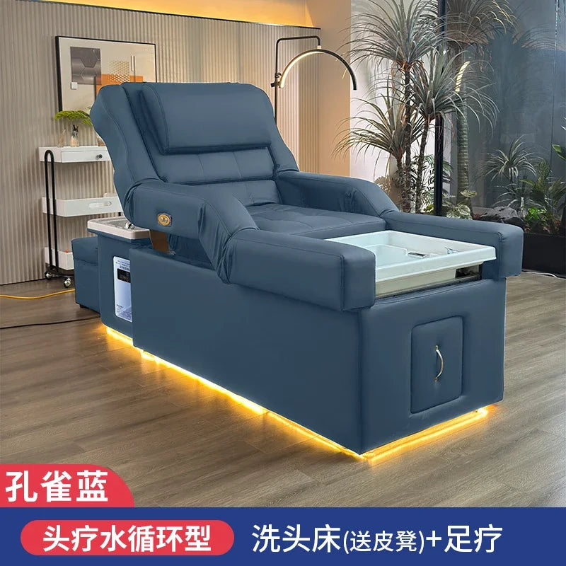 FTElectric lifting foot bath sofa integrated bed high-end shampoo foot bed