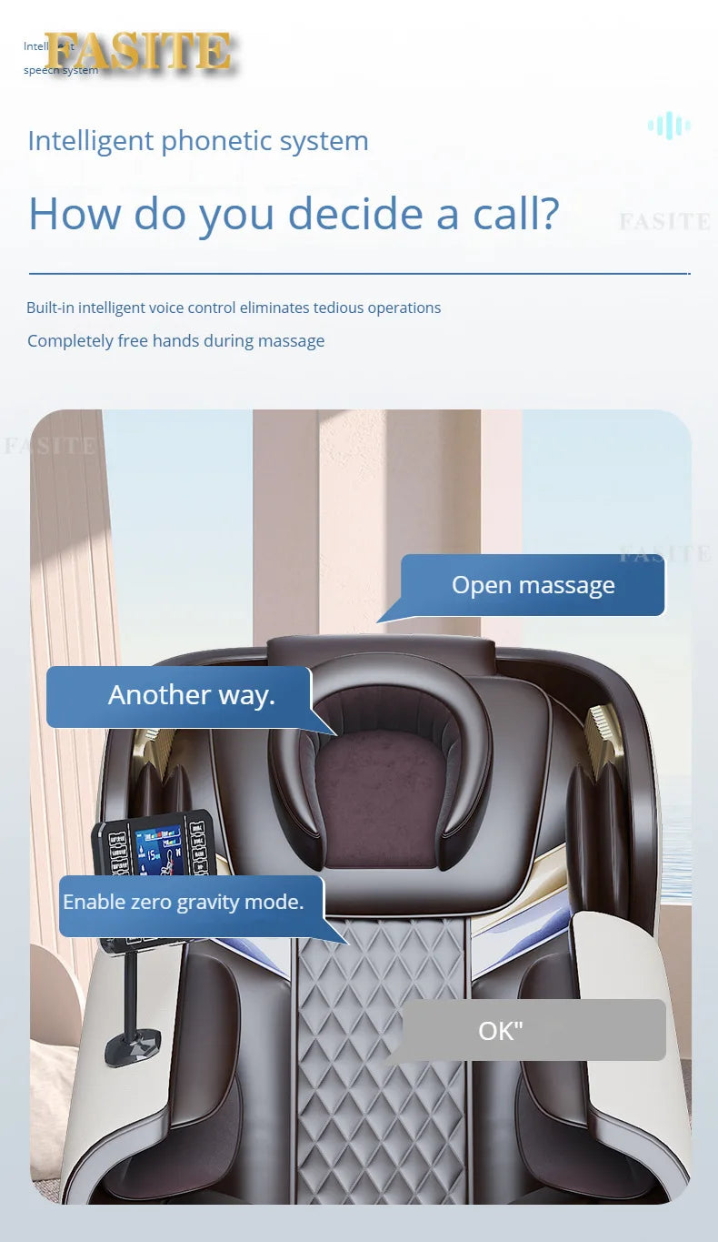 Smarter Massagesessel, Haushaltsklein, automatisch, multifunktional, Raumkapsel, Schwerelosigkeit, Sofa-Massagegerät