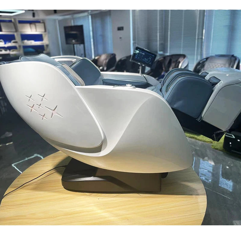 Full Body Zero Gravity Recliner Chair Heat Therapy Foot Roller Massage Chair Electric Shiatsu Vibrating Airbag Massage System