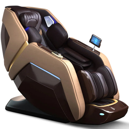 Zero Gravity Luxus Shiatsu Ganzkörper-Luftstreckungs-Doppelkern-Massagesessel