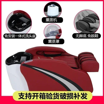 M178 Automatisches intelligentes elektrisches Massage-Shampoo-Bett für Friseursalons, spezielles Wasserzirkulations-Haarpflegebett
