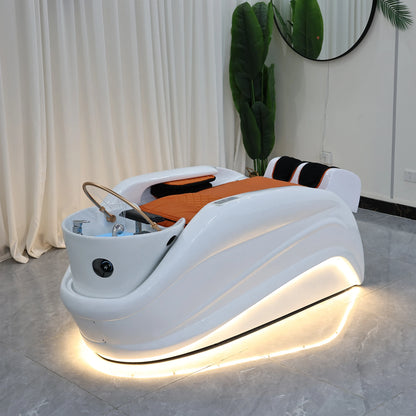 Professionelle Salon-Spa-Massageliege, elektrische Smart-Wasserkreislauf-Duschtisch, Schönheitsausrüstung für Kopfhautbehandlung, Friseursalon