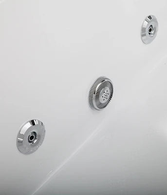 Neue moderne Acryl-Jacuzzi-Innenbadewanne Hydromassage Fiberglas Doppel-Whirlpool Jacuzzi Spa-Badewanne