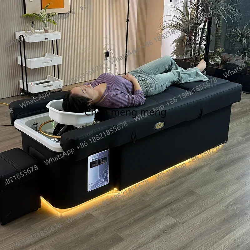 Hot sales Modern beauty salon Back lift hair washing massage head Foot Spa Pedicure Shampoo Bed