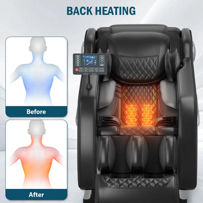 2025 7ft Professioneller Ganzkörper-Elektromassagesessel 400Lbs Kapazität 4D Massage Schwerelosigkeit Multifunktions-Heimmöbel