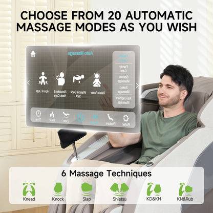 Moderner elektrischer Relaxsessel mit Massagefunktion, Home-Freizeit-Massagesessel, Gaming-Sessel, Lazy Sofa mit Schaukelfunktion, Massagesessel