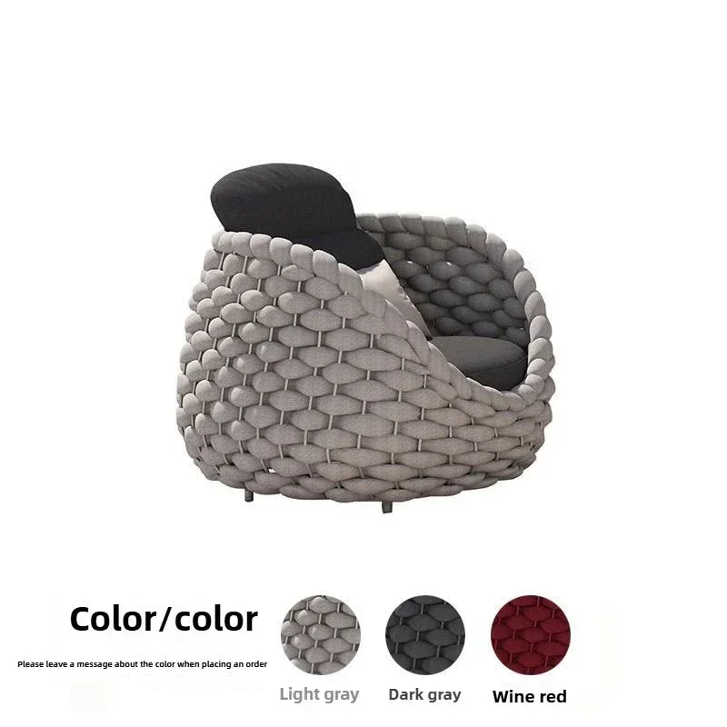 Outdoor Rattan Sofa Hofkombination Doppelstuhl Freizeit Terrasse Villa Wohnzimmer Balkon Outdoor Sitzmöbel Haus