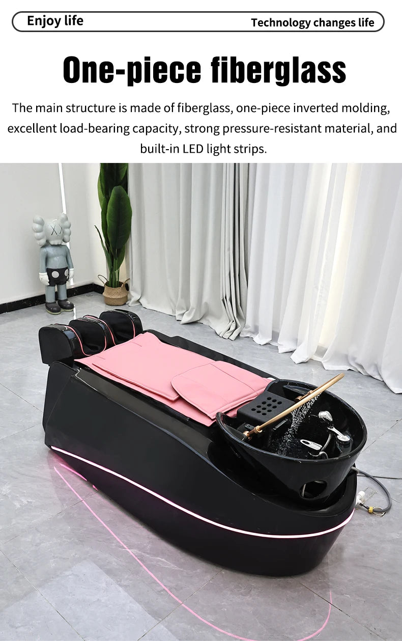 Kopf-Gesichts-Spa-Bett Luxus-Saloneinrichtung Kopf-Spa Haarwäsche Thai Kopf-Spa Massage Zirkulation Elektrisch