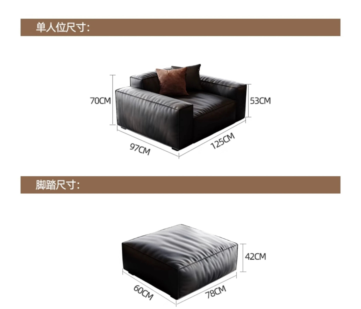 Family Italian Living Room Sofas Genuine Leather Sectional Apartment Relaxing Sofa Elegant Comfortable Muebles Home Furniture