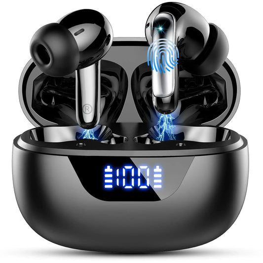 Wireless Bluetooth 5.3 Earbuds with ENC Mics – Noise Cancelling