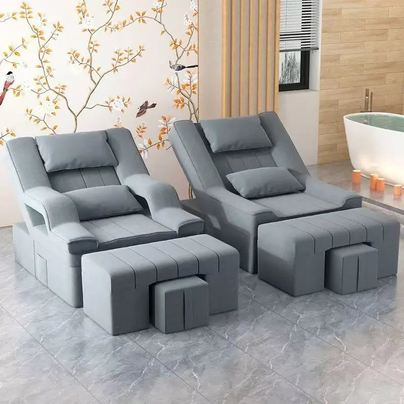 Foot massage sofa, electric massage bed, manicure and eyelash sofa, recliner to wash feet, pedicure ears and baths