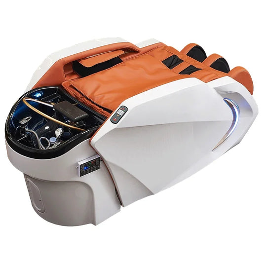 High-End Automatic Electric Massage Shampoo Bed – Intelligent Water Circulation System for Salons & Spas