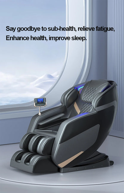 Großhandel Smart Luxus Spa 6D Zero Gravity Ganzkörper Shiatsu Luftdruck Tragbarer Klappbarer Massagesessel