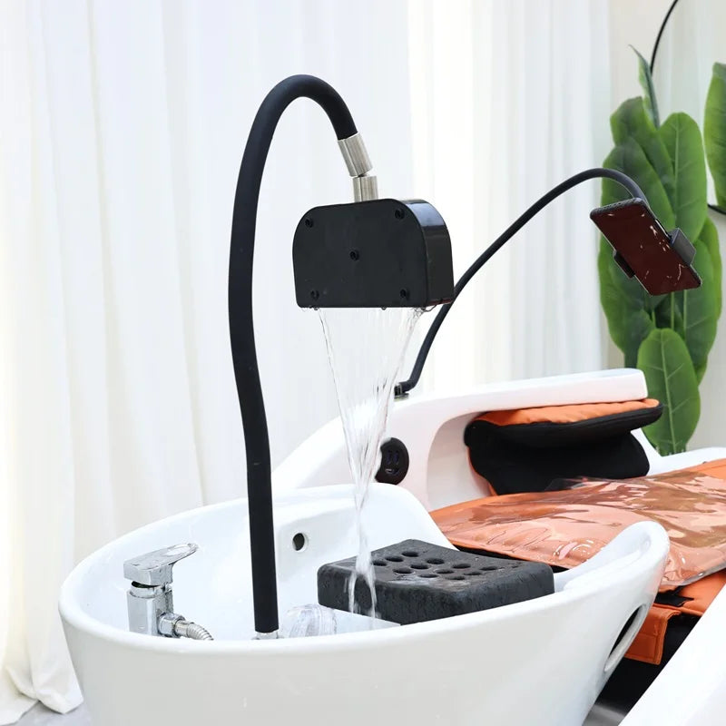 Shampoostuhl, elektrischer intelligenter Spa-Massagetisch, Shampoobett