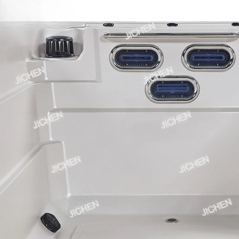 DepositLuxury Swimming Spa Jacuzzi Outdoor Spa Pool Endless Acrylic Pool