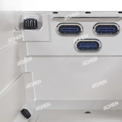 DepositLuxury Swimming Spa Jacuzzi Outdoor Spa Pool Endless Acrylic Pool