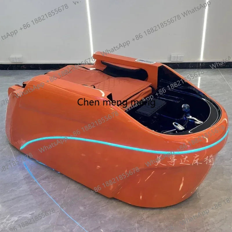 Barbershop Smart Massage Shampoo Chairs Multifunction Hair Salon Scalp Massage Water Cycle Shampoo Chairs Furniture