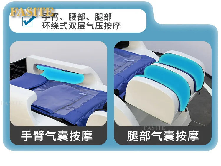Electric massage shampoo bed Beauty salon shampoo bed Hair salon Flushing bed Fiberglass shampoo  Water circulation