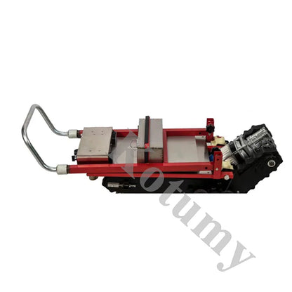 Voiture d'escalade d'escalier électrique de Type chenille de 500kg 1200W, Machine d'escalade d'escalier de chariot à main pour le seau d'eau, appareils électroménagers, Cargo Tr