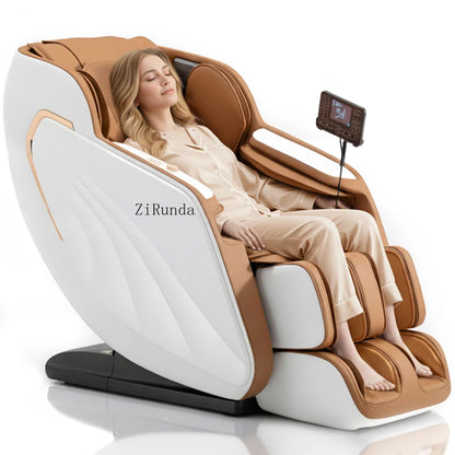 Ganzkörpermassagesessel Zero Gravity Fußrollen Rückenheizung LCD-Touchscreen SL-Track