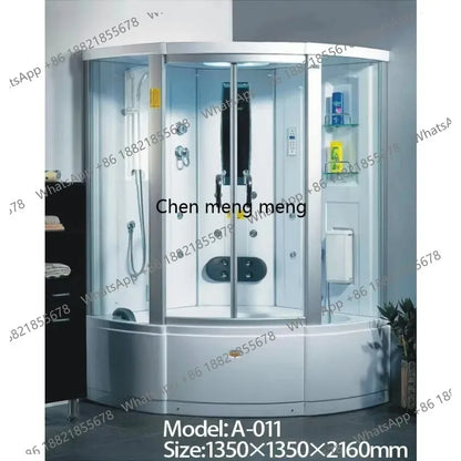 Home Badezimmer Musikfunktion Glas Luxus Dampfduschkabine Sauna M178