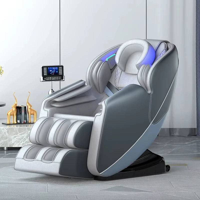 2024 Fabrikdirekt Ganzkörper-Klappliege Smart 8D Shiatsu Zero Gravity Elektrischer Massagesessel mit Fuß- und Beinmassage