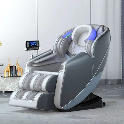 2024 Fabrikdirekt Ganzkörper-Klappliege Smart 8D Shiatsu Zero Gravity Elektrischer Massagesessel mit Fuß- und Beinmassage